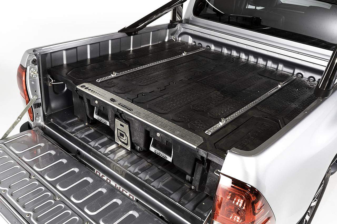 ハイラックス　GUN125 ドロアーシステム　荷台収納 楽天市場】DECKED YT3【デックド】 DRAWER SYSTEM ドロアーシステム